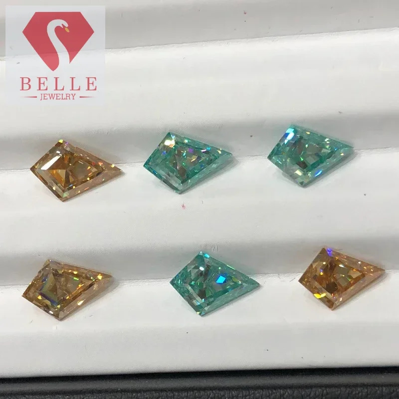 Stones Kite Cut Multi Color Loose Diamond Test Passed Gemstone Speical Cutting VVS1 Handmade Premium Gem F 250617