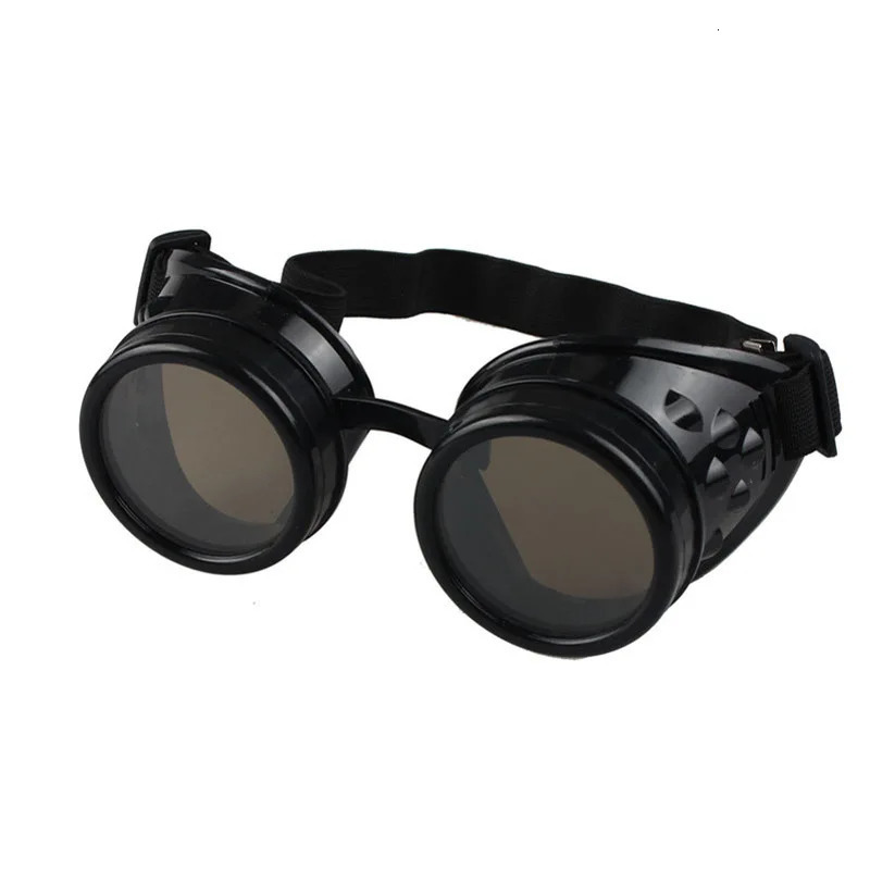 Men Sunglasses Fashion Steampunk Glasses Round Oversized Goggles Welding Punk Glasses Cosplay er Colors Lens Shades 250616