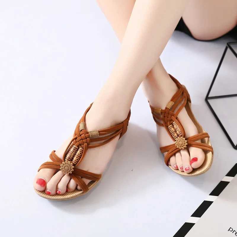 New Summer Women Sandals Bohemia Comfortable Ladies Shoes Beach Gladiator Sandal Women Casual Shoes Simple Female Shoes Z250617
