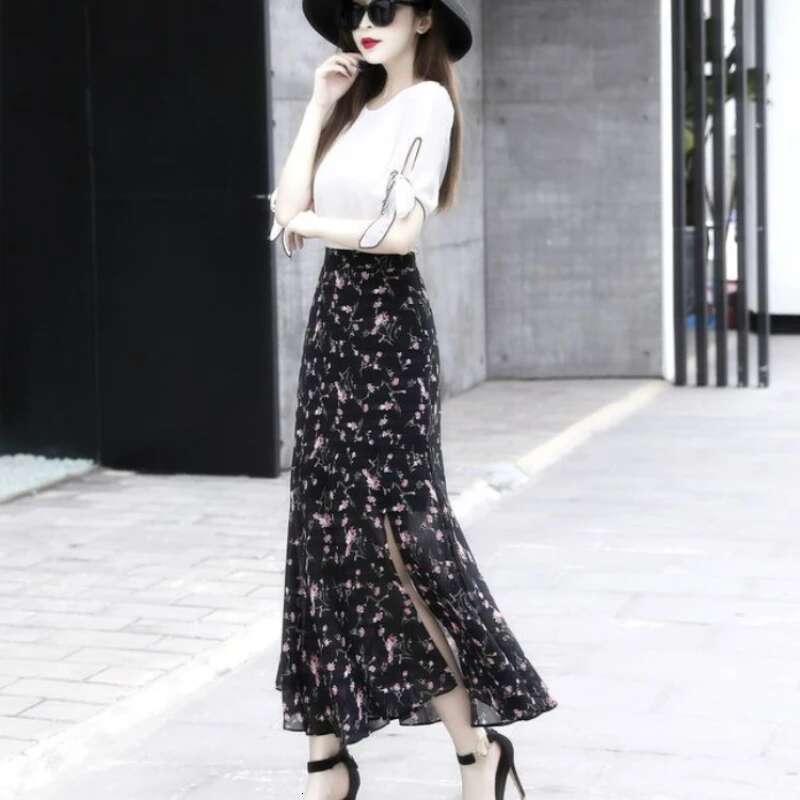 Long Female Skirts Wrap Zipper Maxi Tight Womens Skirt Modest Casual Clothing Sales Chic and Elegant Trend 2025 Premium New In