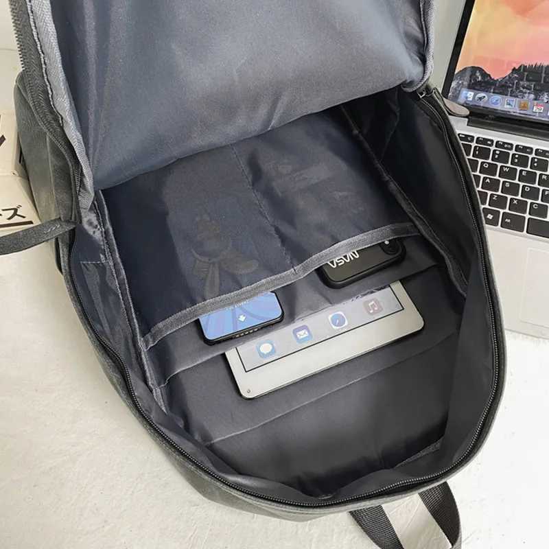 High Quality Women Man Backpack PU Leather Mens Backpacks Designer Back Pack Laptop Bag Large Capacity Travel Bag Z250617