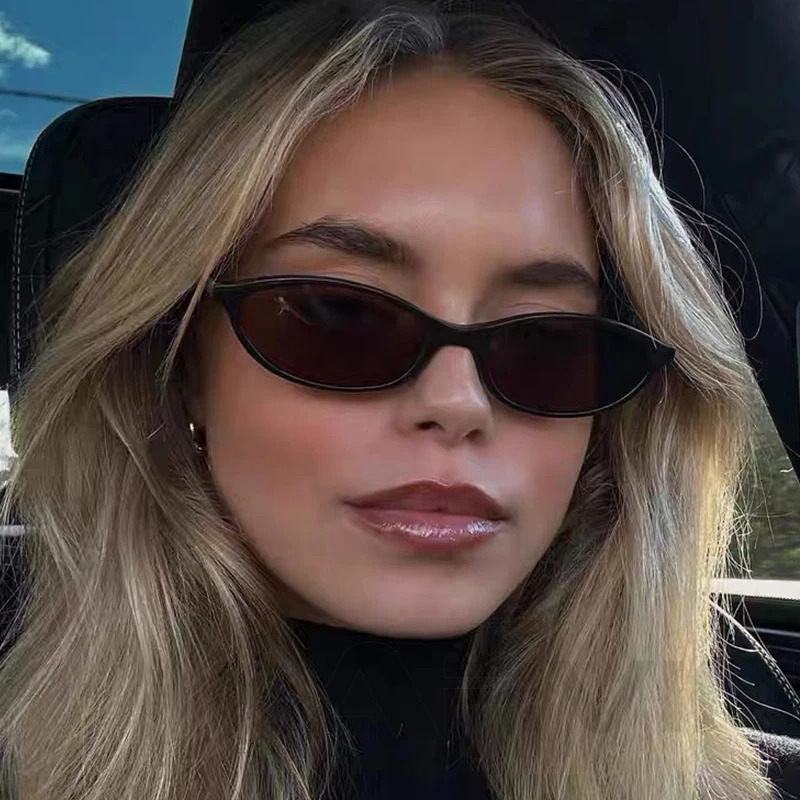 Womens Leopard Brown Sunglasses Fashion Small Frame Sun Glasses Ladies Retro Oval Eyewear Shade Oculus De Sol 250616