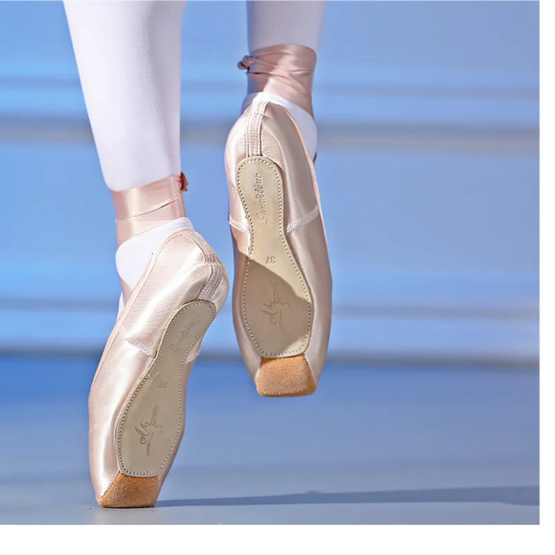 Women Professional Ballet Dance Shoes Child and Adult Ballet Pointe Dance Shoes with Ribbons Shoes Woman Zapatos Mujer Sneakers 250613