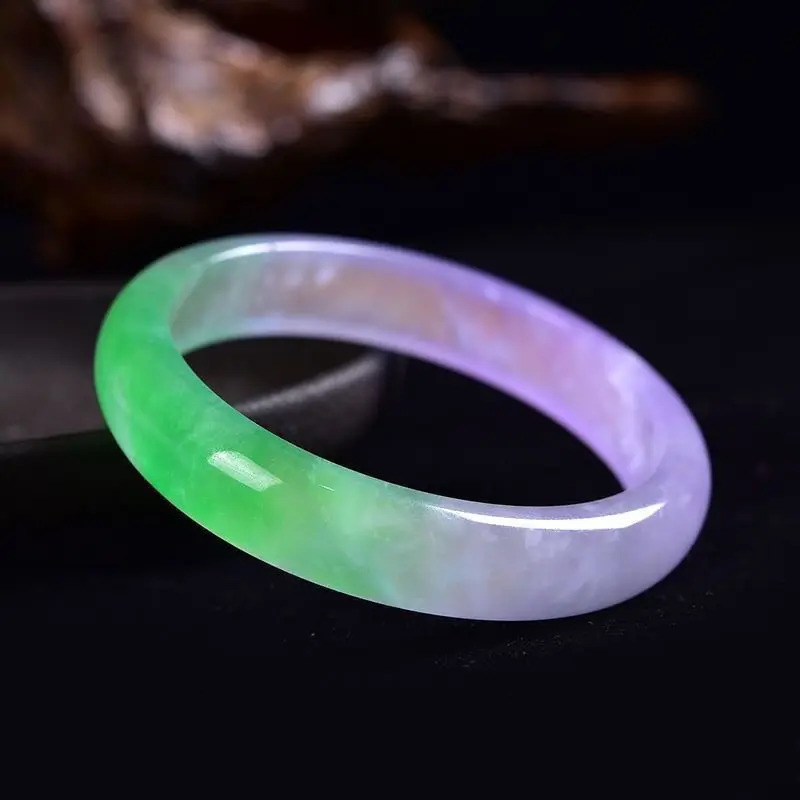 Myanmar Round Bracelet Natural Jade Ice Jade bangle Small Jewelry Light Green Fashion Accessories Lucky Stone Gift for Mothe 250616