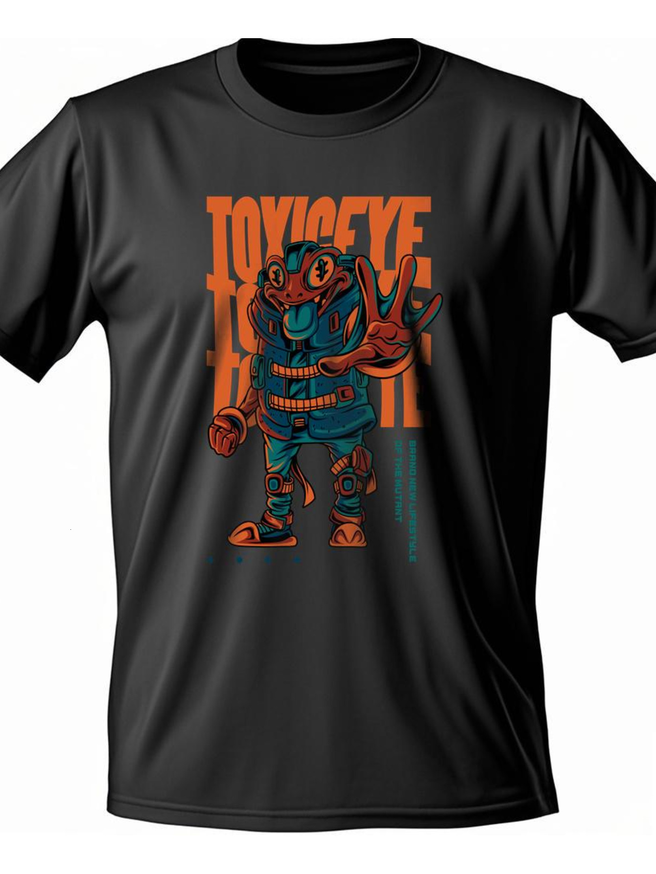Dongdumaoyi Tiger Men 180G Text S-3Xl White Adult Black T Shirts Cotton Short Sleeve Round Collar cfcd