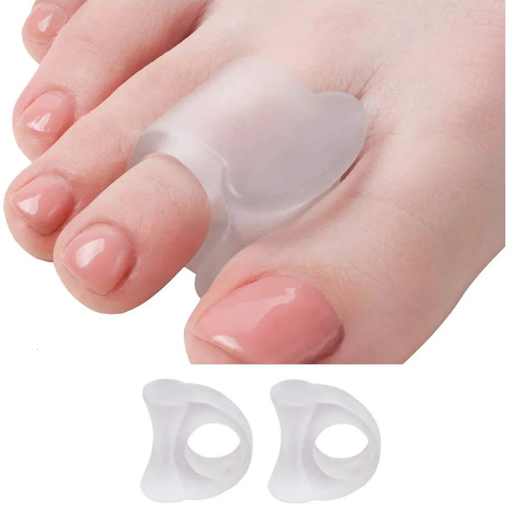 Daily Toe Bone Ortics 2pcs SEBS Toe Separator Split Ring Pad Overlap Thumb Hallux Valgus Correction Corrector Tools 250613