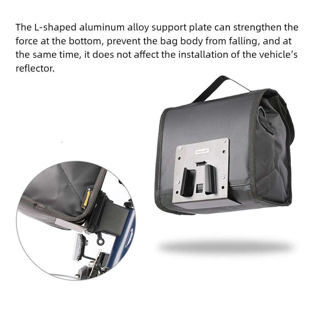 Folding Handlebar Multi-Functional Front Insulated Bike Basket Bag With Rain Cover