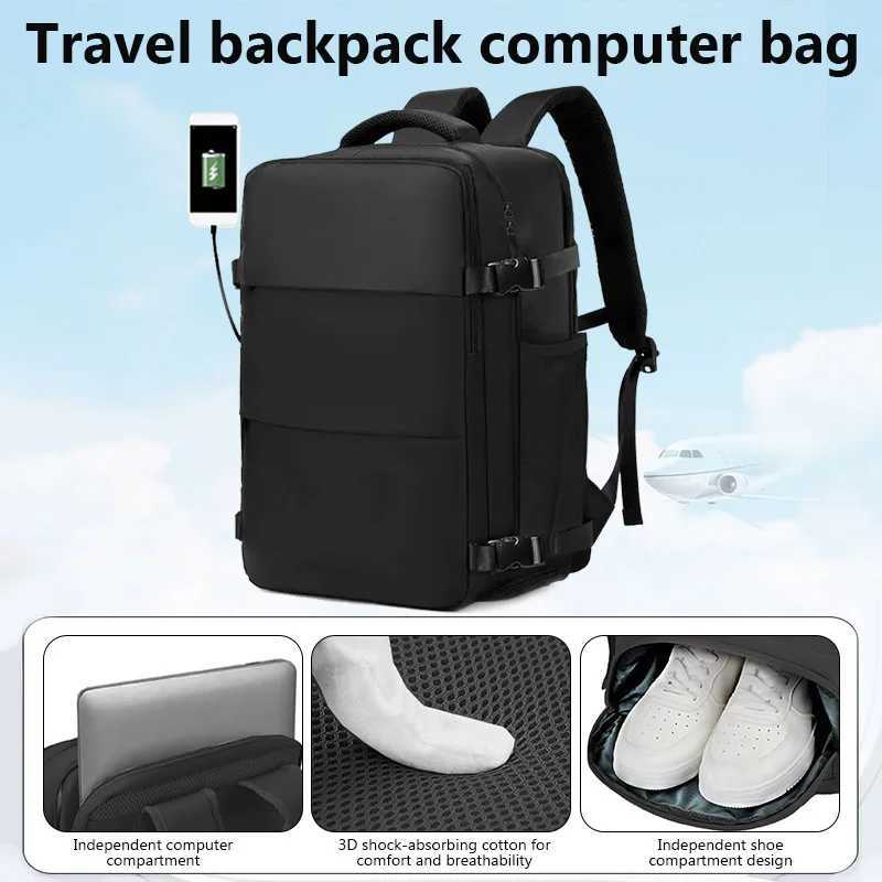Mens Large Travel Backpack 40x28x15 Cabin Bag for Women Airline Approved Waterproof Laptop Backpack Executive Work Bag Z250617