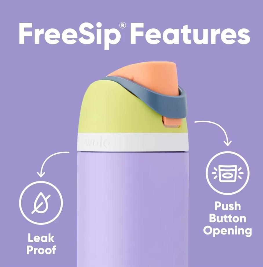 OWALA FreeSip Water Bottles Insulated Stainless Steel Tumblers with Straw for Sports Travel Mugs School Sports Water Bottles 24oz 32oz 0617