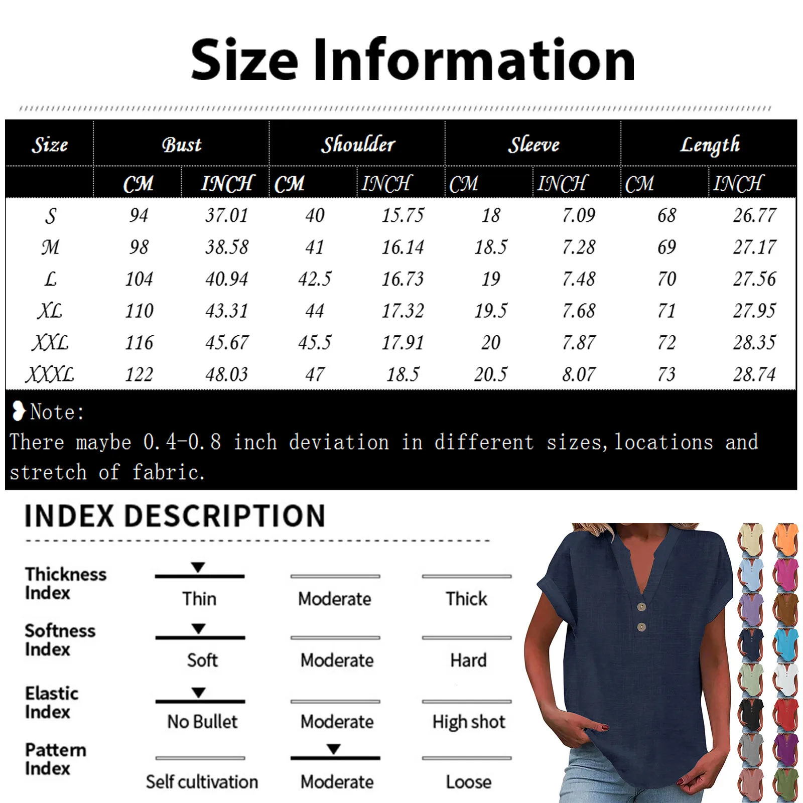 2025 Summer Cotton Linen Breathable Solid Color Button Down V-neck Shirt Basic And Versatile Casual Comfortable Lady Office Tops 250614