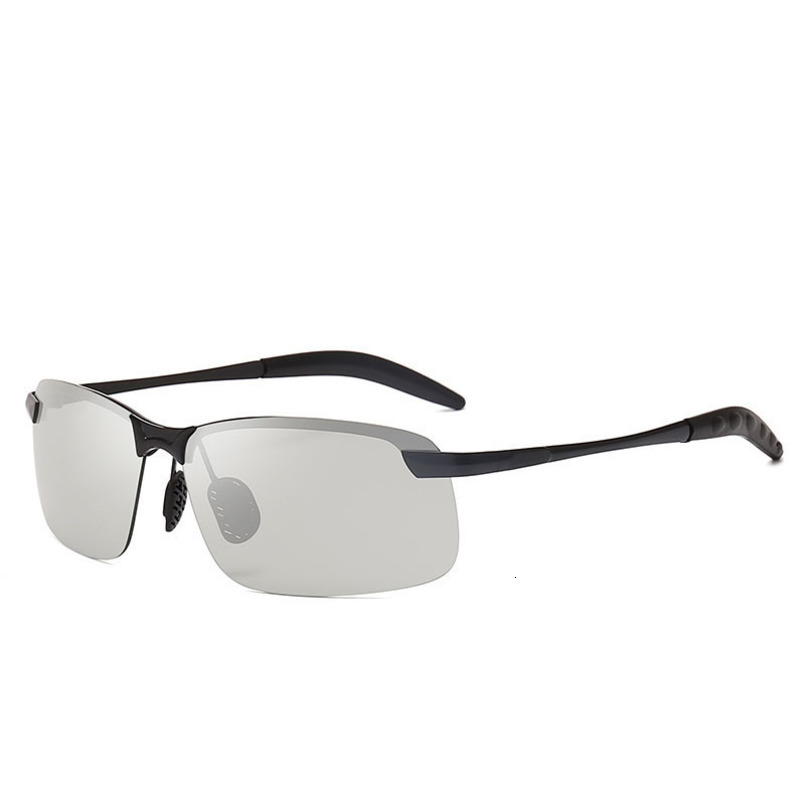 Metal Men's Photochromic Smart Day And Night Dual-Use Driver Driving Glasses Polarized Sunglasses 3043