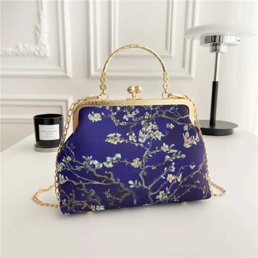 Popular Chinese Style Banquet Bag Embroidery Pearl Handle Qipao Bag High Capacity Trendy Cosmetic Bag Women Z250617