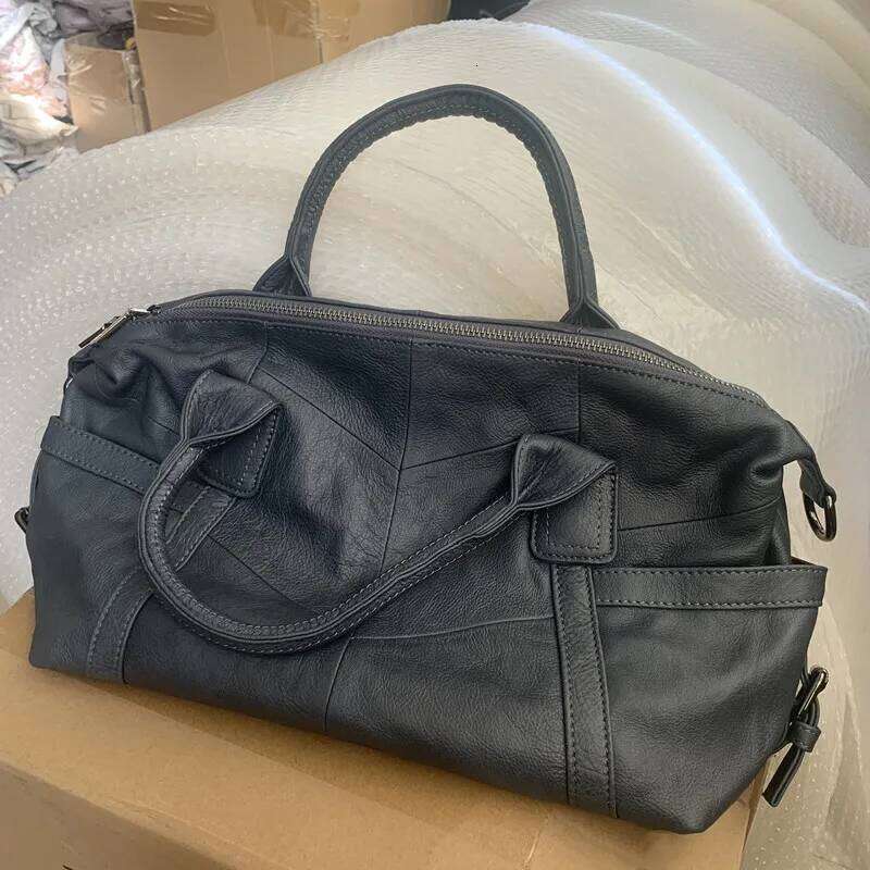 New Genuine Leather Handbags For Women 2025 Fashion High Capacity Shoulder Female Crossbody Designer Purse Tote Hand Bag
