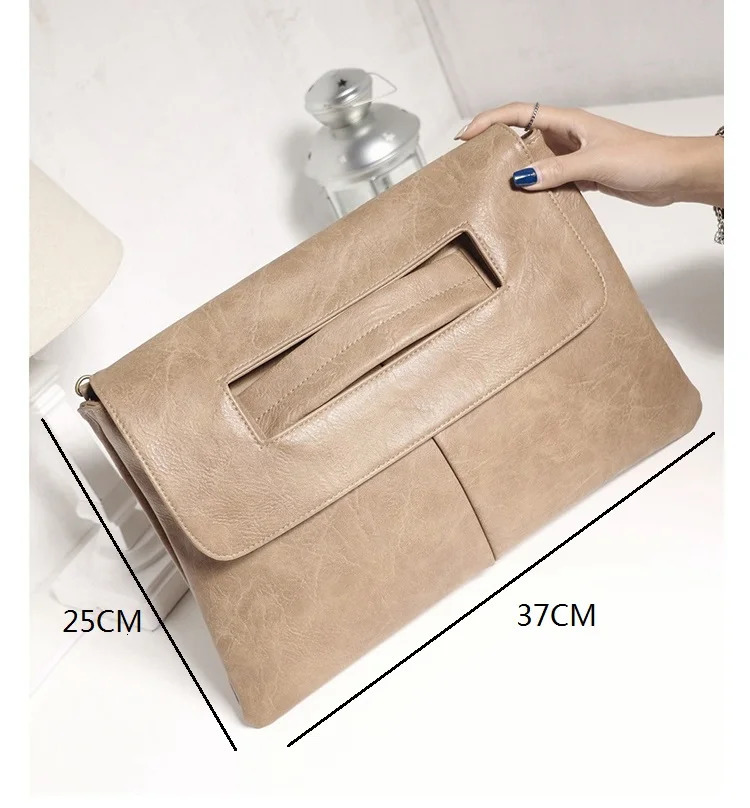 Women Clutches PU leather Crossbody Bags for female Shoulder messenger bag Laptop Bag For Macbook Pouch Bag big Ladies handbag 250617