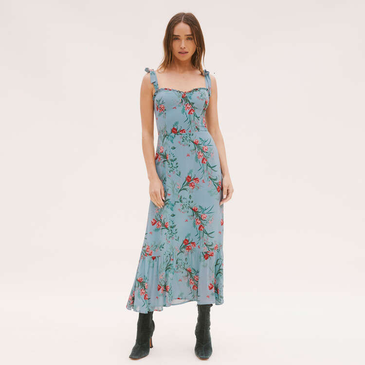 Vestido Dresses for Woman Designer Calf Designer Dresses Womens Dresses N301 # Ref Rayon Linen Dress 2025 Summer French Style