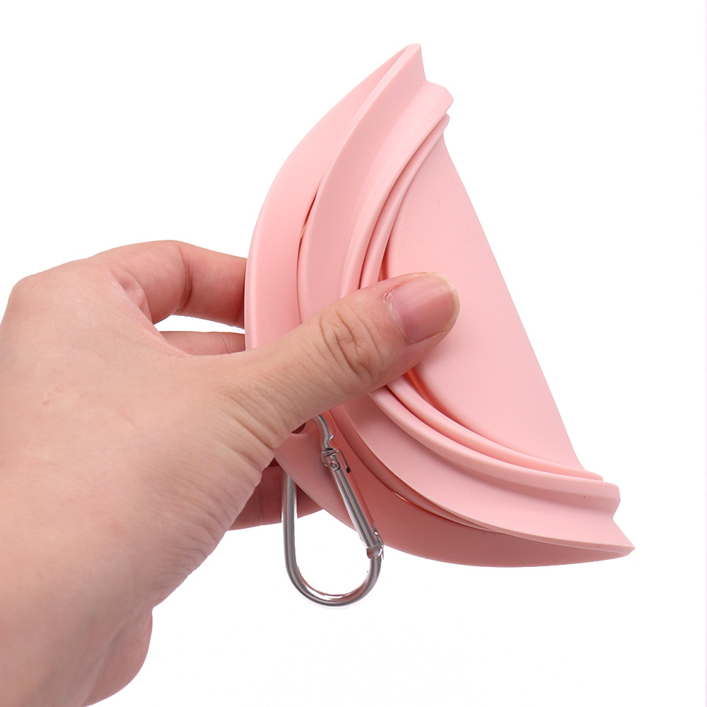 Designer Dog Bowl Feeders Silicone Pet Supplies Folding Portable Outdoor Cat Food Water Bowls For Small, Medium Large Dogs