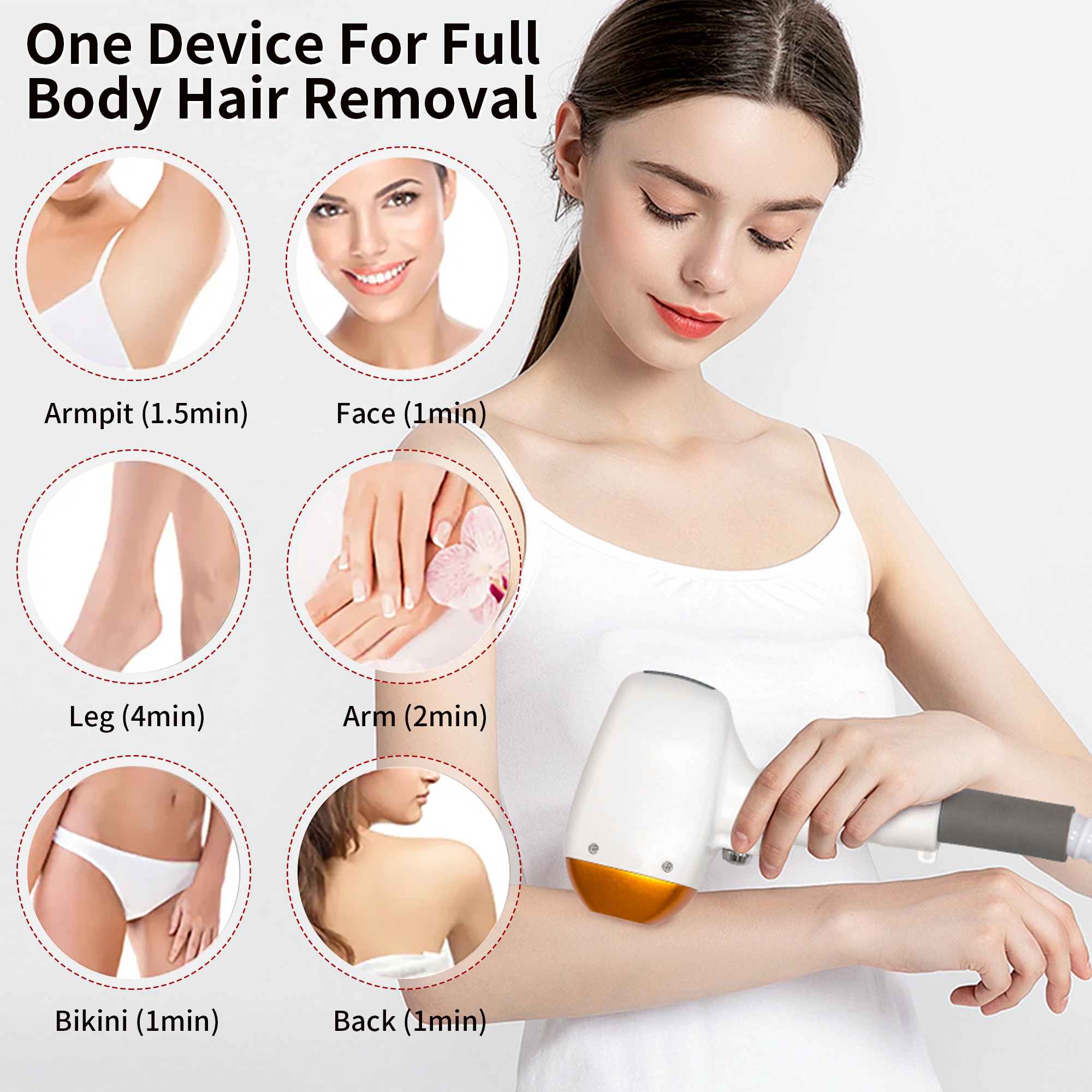 808nm Alexandrite Hair Removal Laser Diode Machine 3-Wavelength Freezing Pointpainless Ice Platinum Underarm Permanent Painless Epilator
