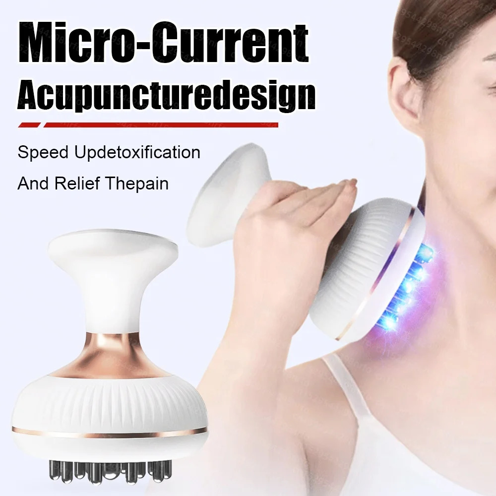 Electric Meridian Brush Gua Sha Body Massager EMS Microcurrent Compress Scraping Lymphatic Drainage Machine Fat 250610