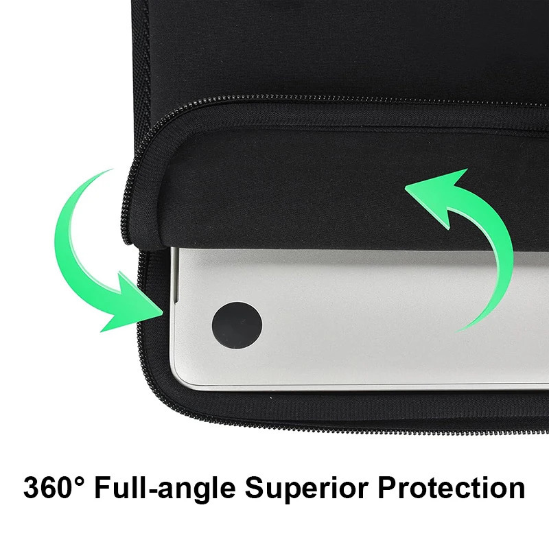 Black Laptop Bag 11 13 14 15 15.6 Inch For Dell Notebook Computer Laptops Sleeve Case For Air Pro Retina 250605