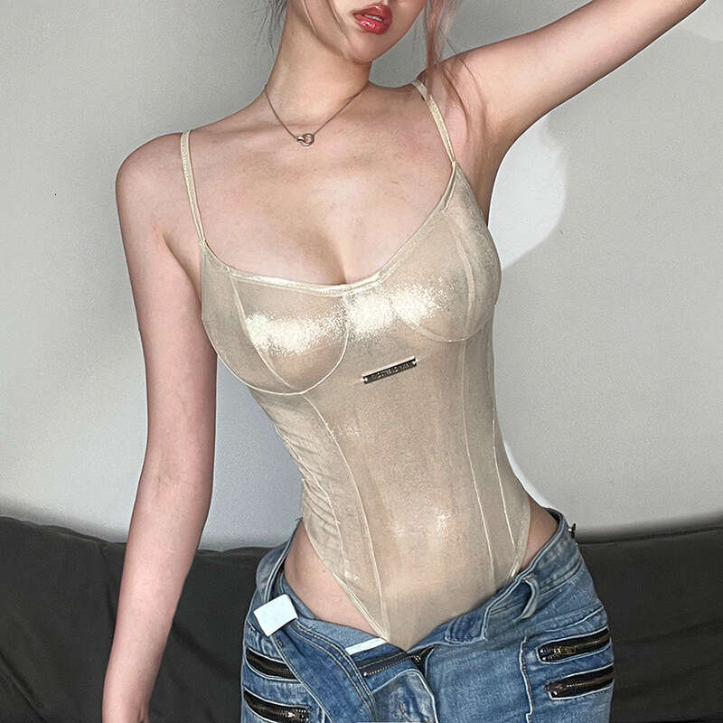 Summer New Women's Solid Color Slim Fit Street Fashion Sexy Backless Jumpsuit B5