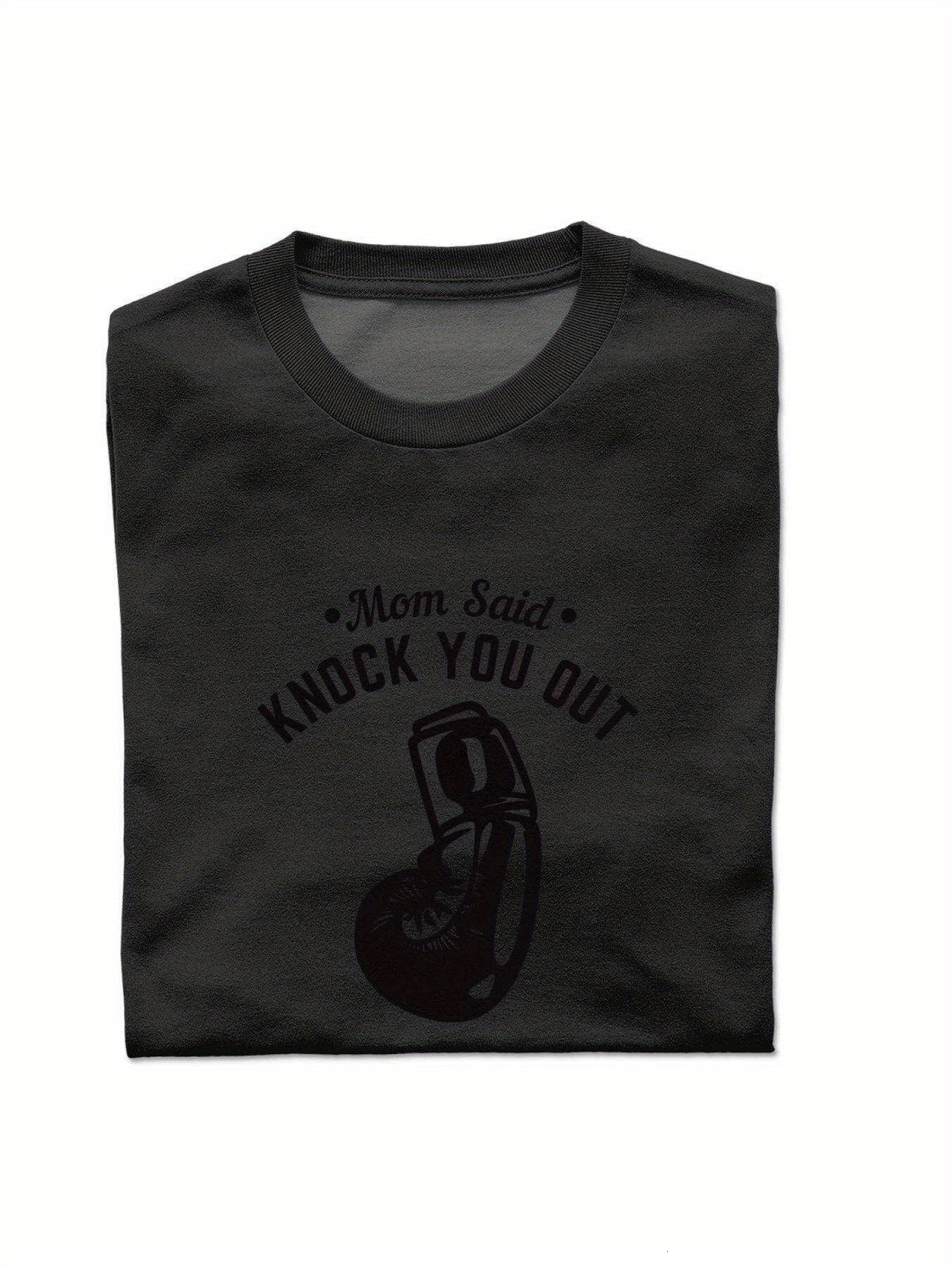 Dongdumaoyi Black Short Sleeve S-3Xl 180G Men T Shirts Text White Tiger Adult Round Collar Cotton f07f
