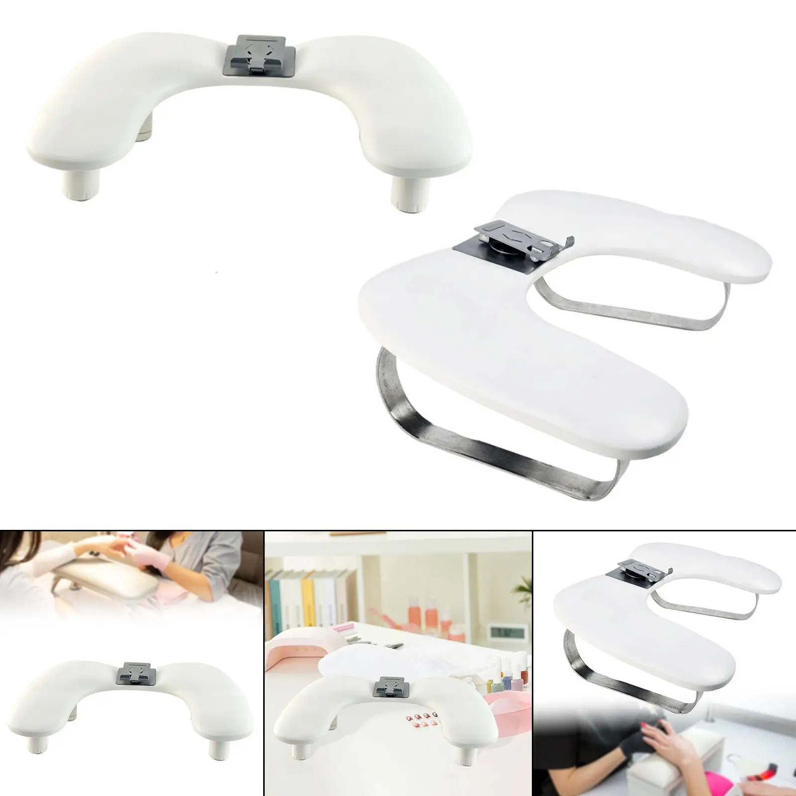Nail Arm Rest Hand Pillow PU Leather U Shaped Comfortable Portable for Nail Salon Technician Professional Elegant Hand Holder 250612