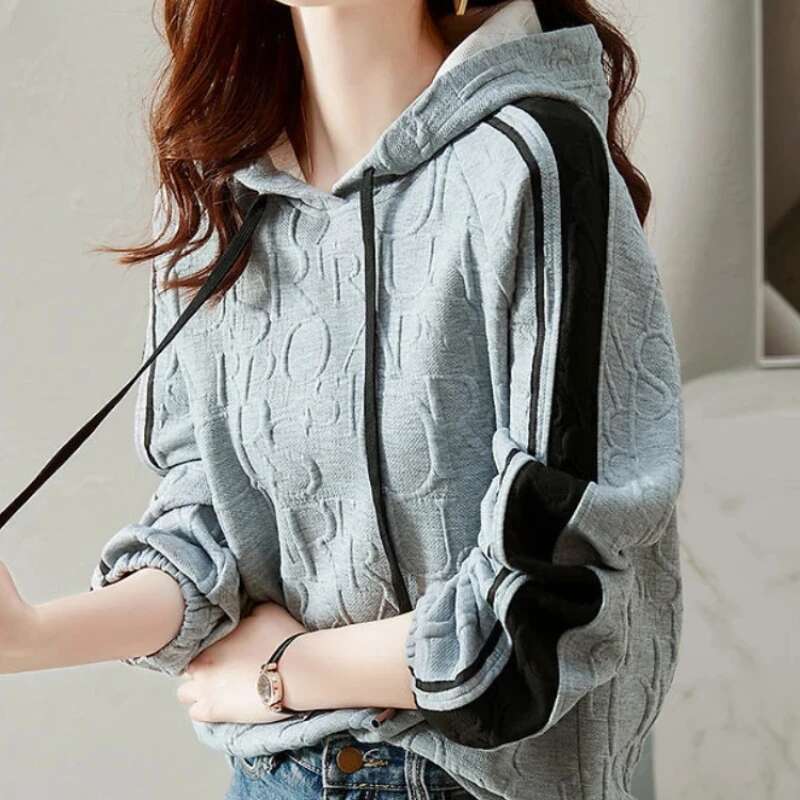 Plain Female Top Trend Casual Streetwear Womens Hooded Sweatshirts High Quality Harajuku Fashion Matching Emo M Coat E Hoodies