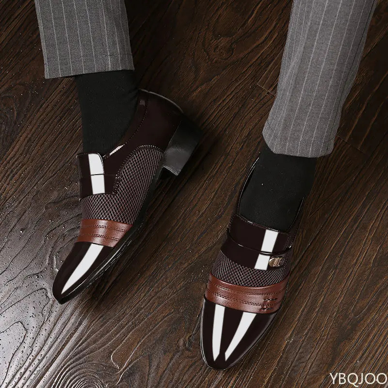 Shoes Men Slip on Dress Oxfords Fashion Business Classic Leather MenS Suits Man Shoes2023 250612