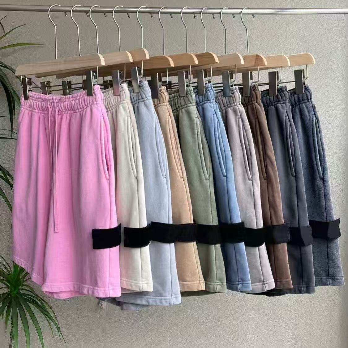 island designer mens shorts luxury womens quick drying pocket short pants womens sport summer trend pure breathable brand sweatpants stone