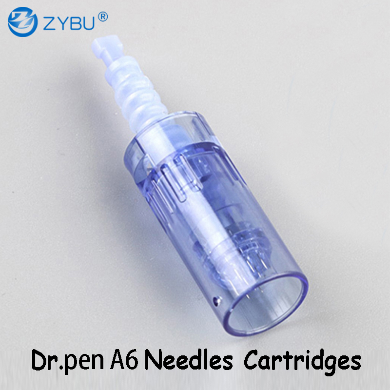 DermaPen Replacement Tip Set - 50PCS with Various Pin Dr Pen A6 Replace Stamp 1 3 5 7 PMU 9 12 24 36 42 Pin Nano 3D 5D Round MTS Tips MicroNeedle Ther