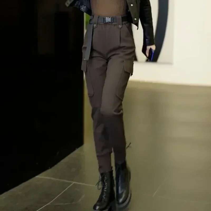 Long Pencil Harem Womens Pants Korean Fashion Y2k Streetwear One Size G Classic Aesthetic Casual High Quality Female Trousers