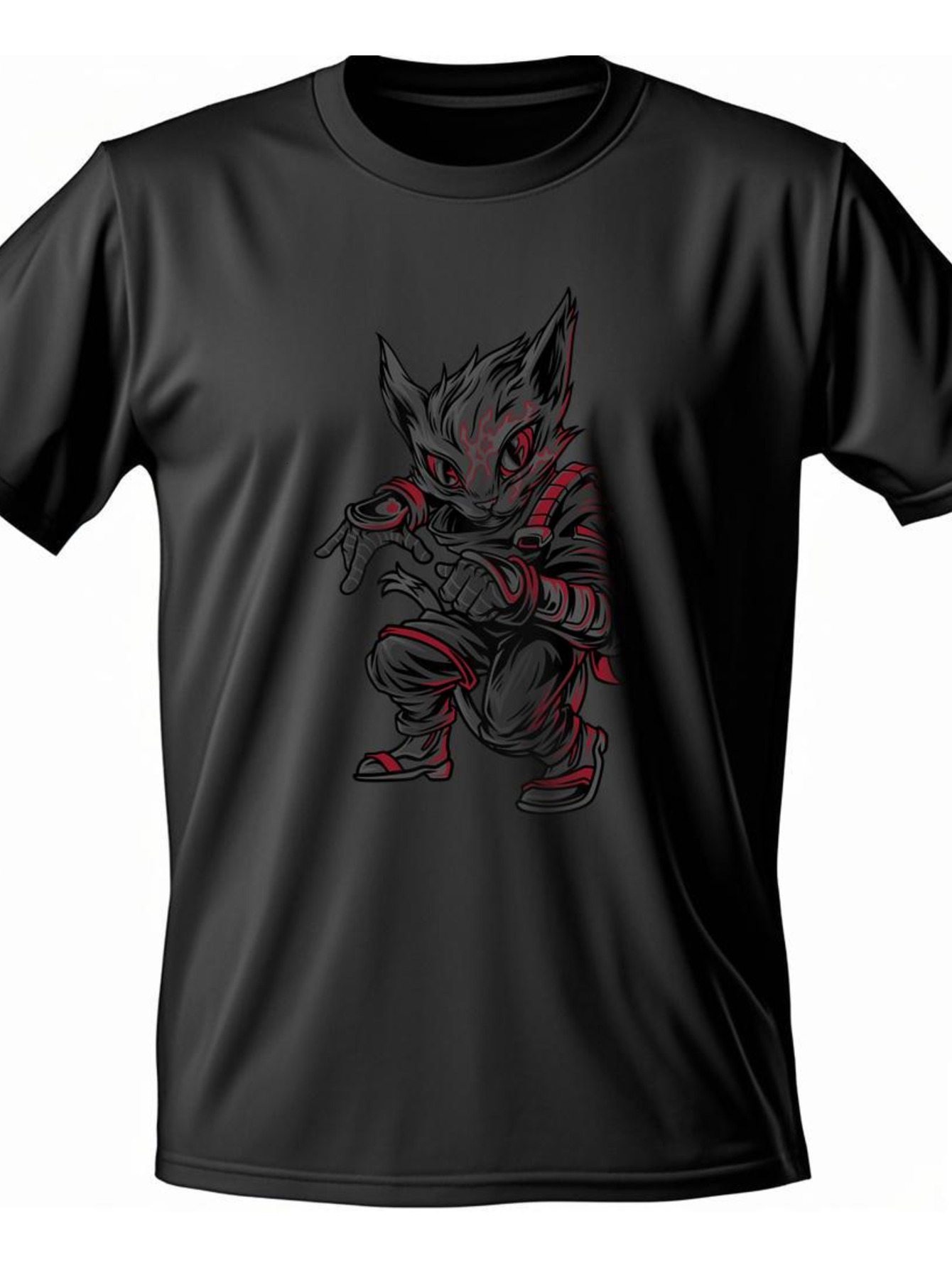 Dongdumaoyi S-3Xl Adult Graphics T Shirts Black Short Sleeve Cotton 180G Tiger Round Collar White Men 4c47