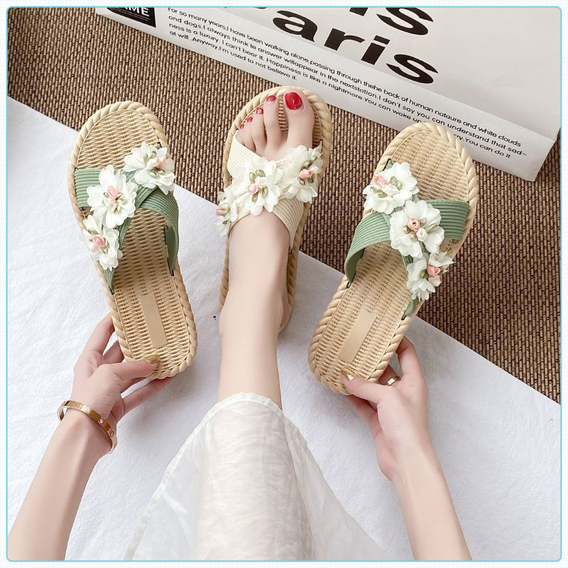 Holiday style women's shoes, summer outdoor designer sandals, fashionable women's sandals, daily women's slippers