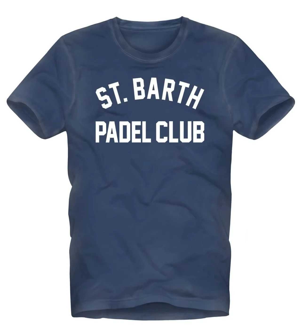 MC2 Saint Barth Padel Peripheral Pattern Printing Summer Luxury Brand Mens and Womens T-shirts Short Sleeves T250617