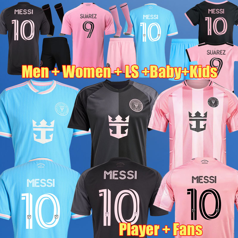 2025 SUAREZ Interes nMiamis CF MESSIS Soccer Jerseys 3XL 4XL CAMPANA Women MESSIES 25 26 football men kids Player Fans version Joint shirt Baby kits child tops