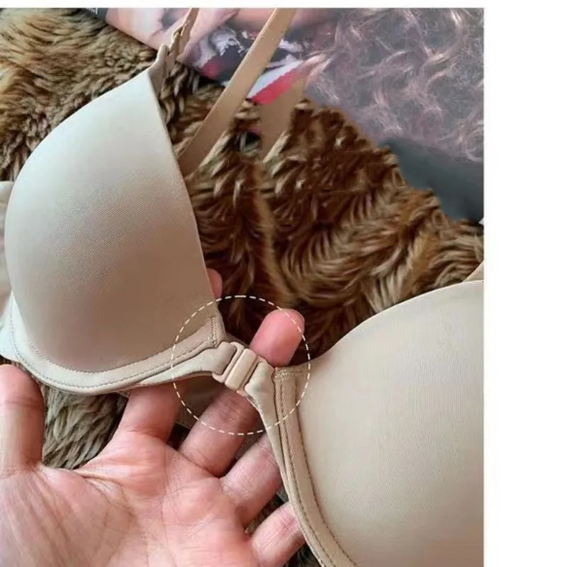 Seamless Push Up Bra Front Closure Bras For Women Small Cup Non-wire Brassiere Sexy Lingerie Female S-XL Underwear Intimates 250617