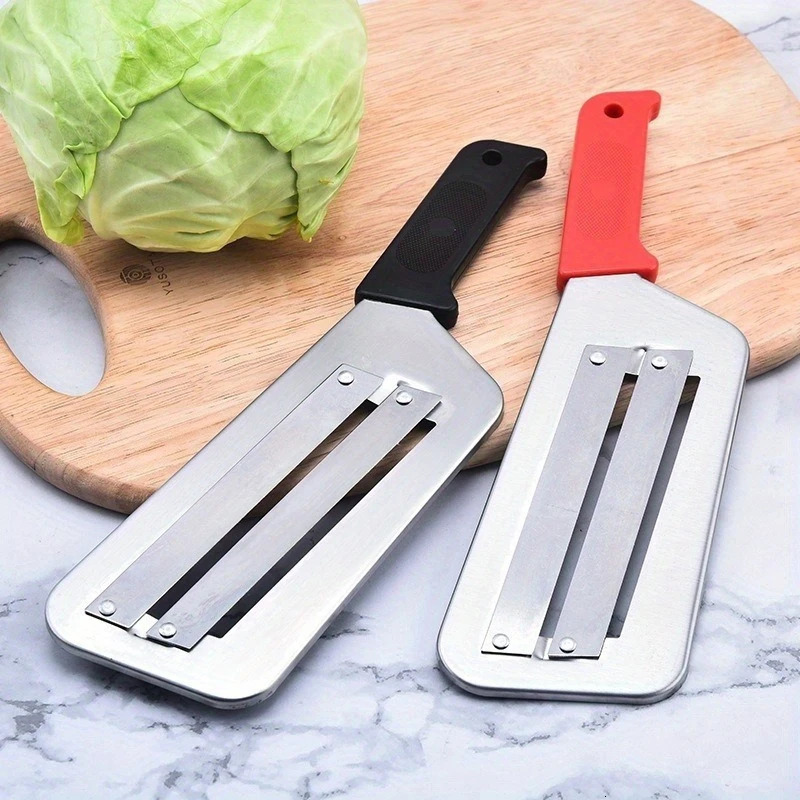 Multifunctional Stainless Steel Cabbage Slicer Kitchen Grater with Sharp Steel Blade for Fruit Vegetable Kitchen Cooking Gadgets 250614