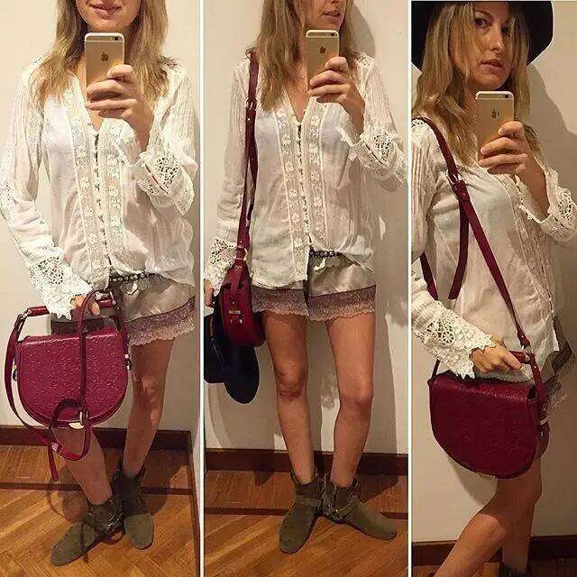 Designer Clothing 2025 Cotton Lace Floral Embroidery Women's Shirt Loose Boho Style V-Neck Long Sleeve Tunic Sexy Tops