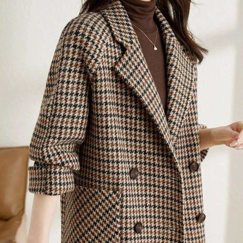 Korean Fashion Loose Blazer Woman Casual Outerwears Luxury Clothing Bring Trend 2025 Coats for Women Modern Bags Style Jacket