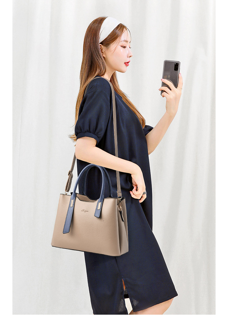 Free Shipping 2025 New Designer Bag Simple Multi-layer Large Capacity Women's Handbag Fashionable High-quality Shopping Bag