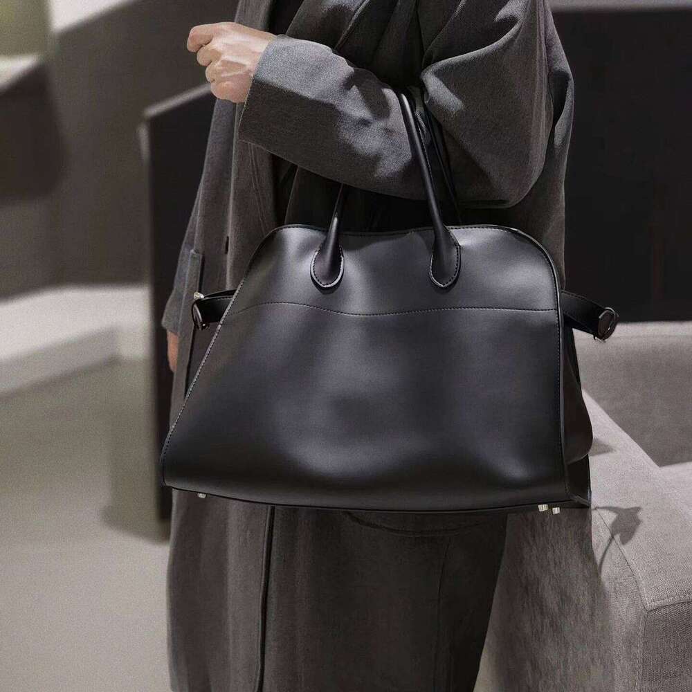 Genuine Leather Oversize Tote Bag 2025 Design Mar1215 Large Capacity Minimalist Frosted Cowhide Fashion Women's Handbag