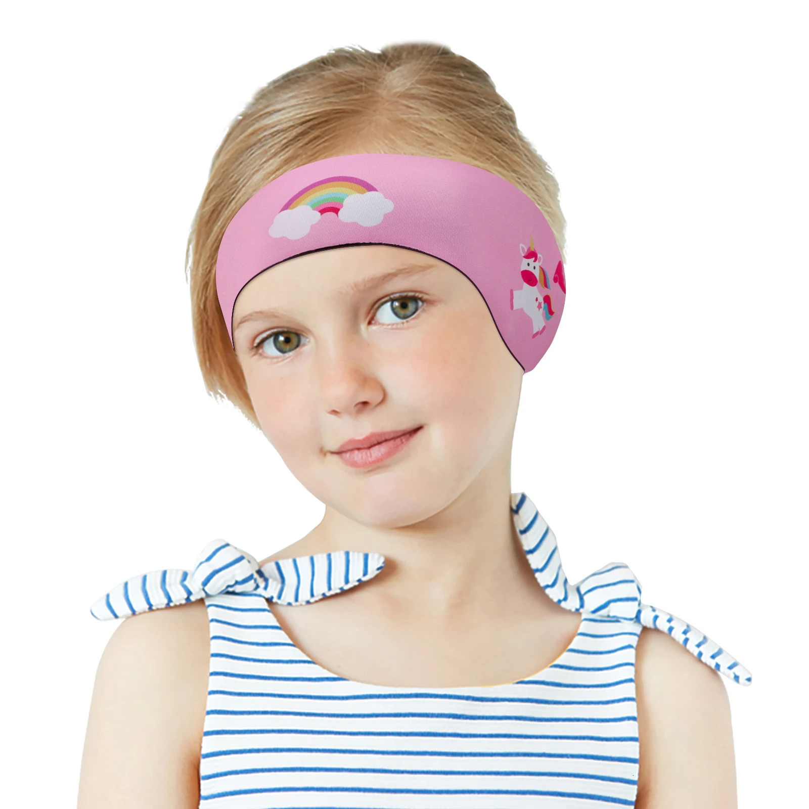 MoKo Swimming Headband for Kids Adults Children Neoprene Cute Swimmers Waterproof Ear Hair Band for Men Women 250617