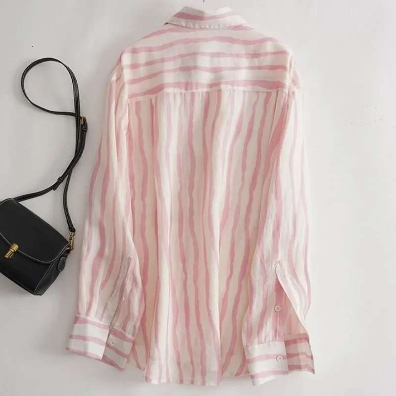 Full Long Sleeve Woman Top Cotton Summer Shirts Blouses for Women Pretty Simple Cheap Stylish Novelty 2025 M Cute and Elegant