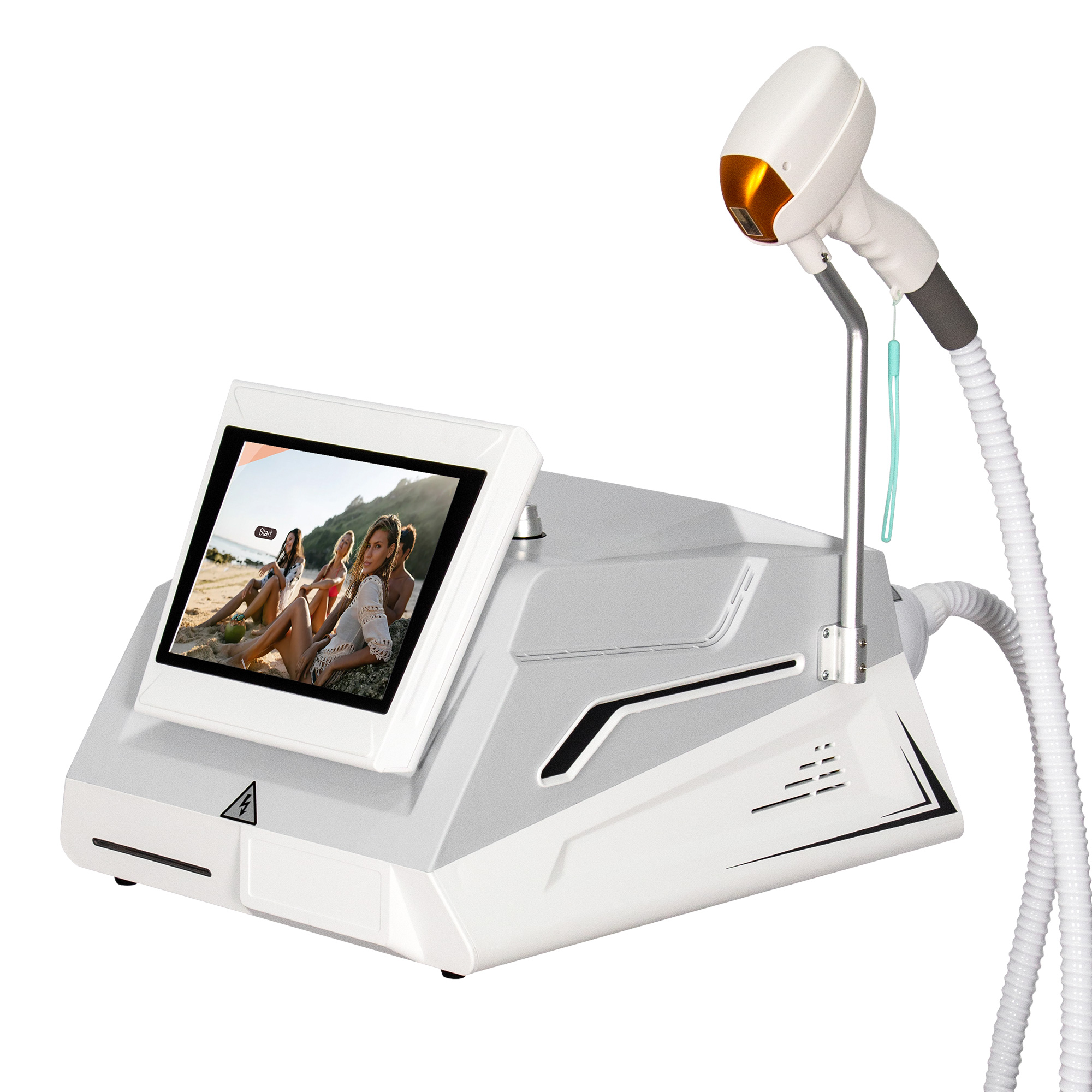 808nm Alexandrite Hair Removal Laser Diode Machine 3-Wavelength Freezing Pointpainless Ice Platinum Underarm Permanent Painless Epilator