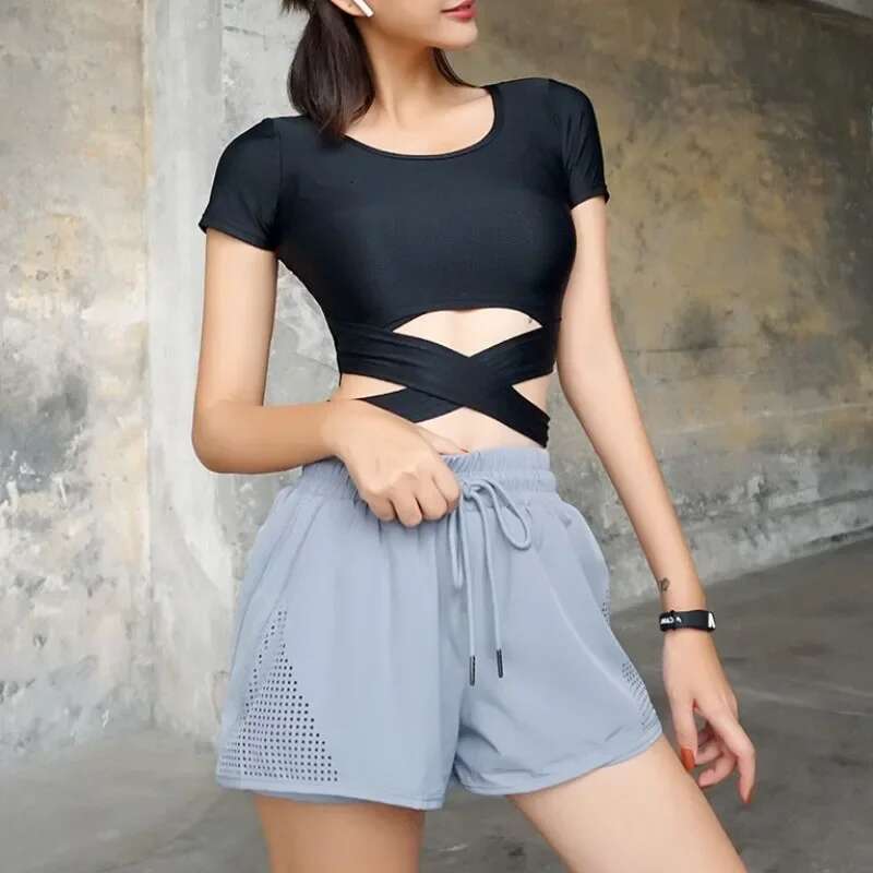 Short Pants Woman High Waist Outdoor Shorts for Women Streetwear Classic Kpop Korean Style Stretchy Flowy Hot Youthful Wholesale