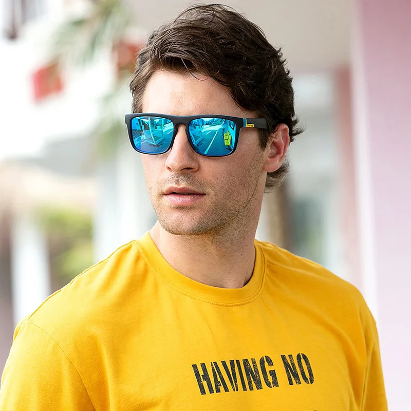 Fashion Square Vintage Polarized Sunglasses Men Women Retro Driving Fishing er Sun Glasses UV400 Eyewear 250616