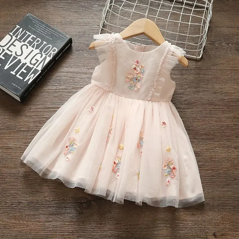 Girls Baby Summer Tutu Dress Fashion Lace Lolita Birthday Party Dresses Girl Kids Princess Vestidos Children Clothes 250617