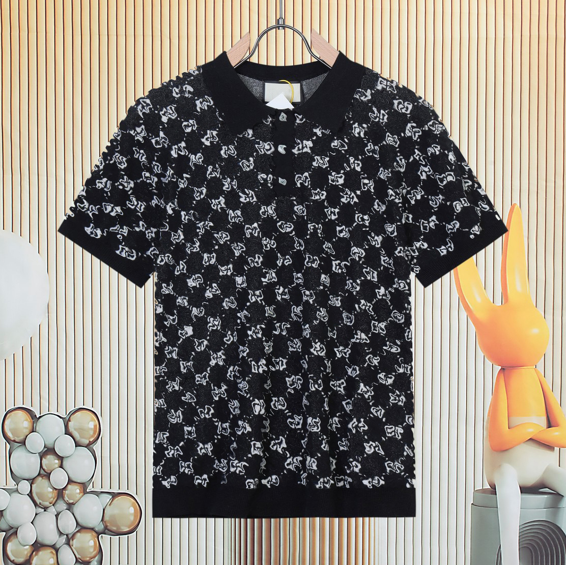 High quality design men&#039;s polo shirts, fashionable small jacquard casual T-shirts, business formal polo shirts, classic summer style