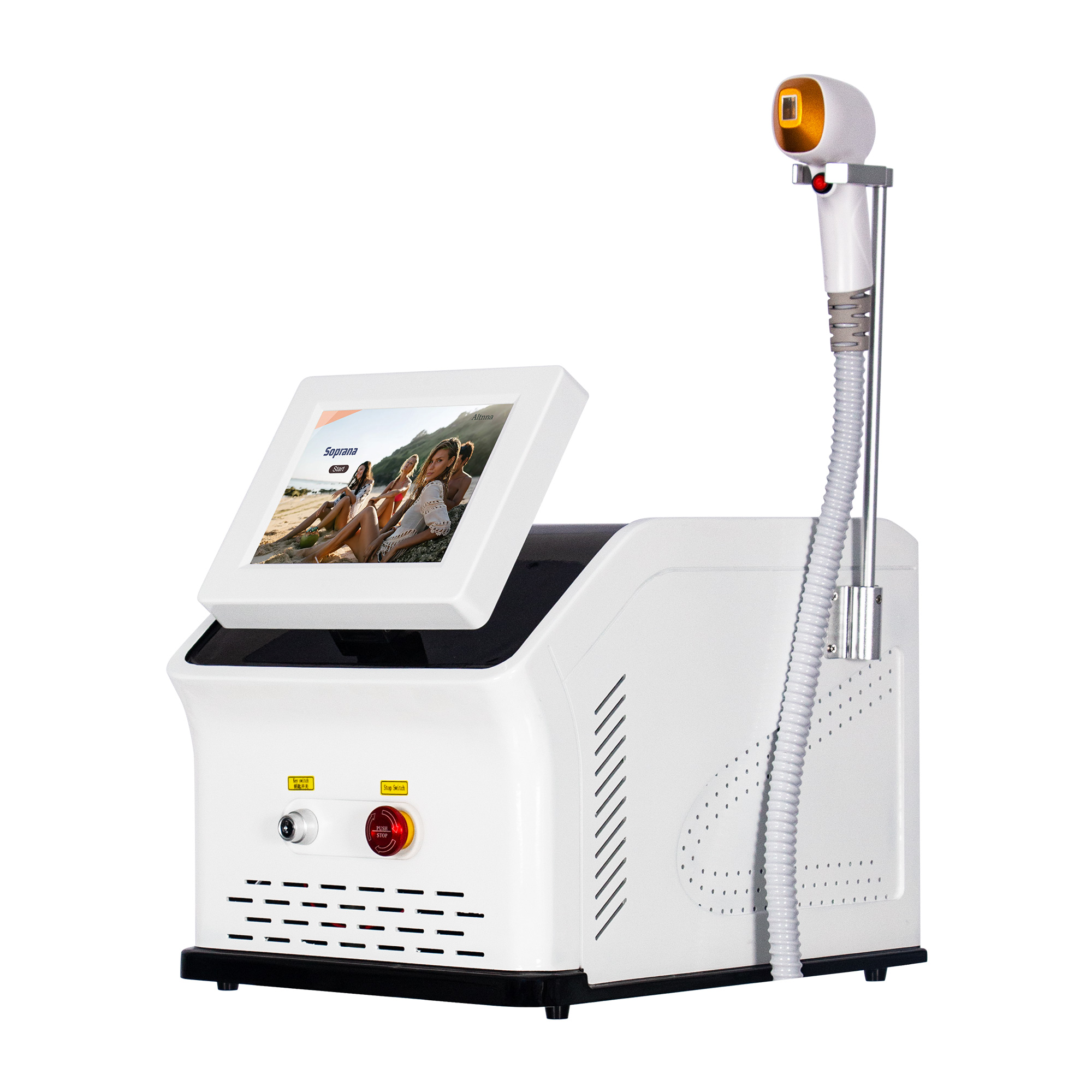 2025 Portable 808nm 3 wavelength Diode Laser Permanent Hair Remove Fast Depilation Painfree Follicle Penetration Skin Rejuvenation Devic