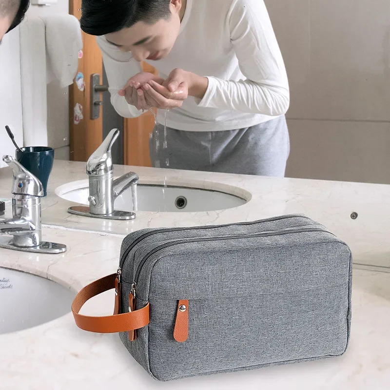 High Quality Makeup Bag Oxford Canvas Travel Toiletry Organizer Waterproof Women Wash Pouch Handbag Cosmetic Case 250614